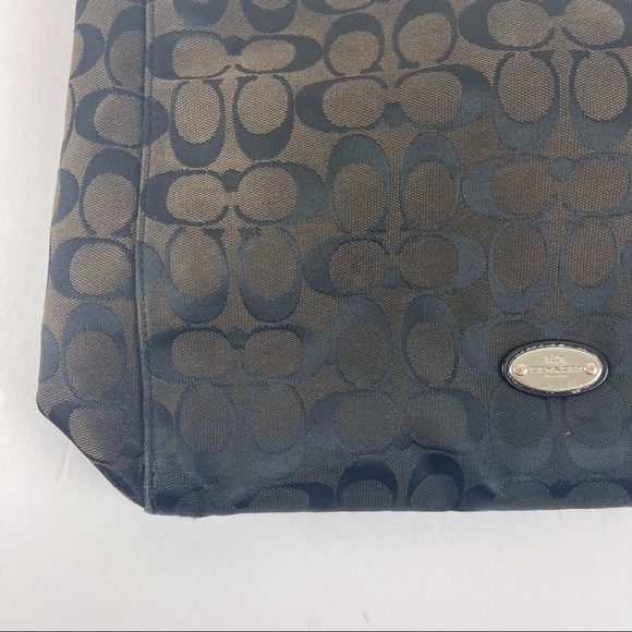 Coach Women's Signature Canvas Hobo - Picture 3 of 7